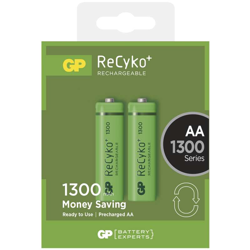 Nabíjecí baterie GP ReCyko+ 1300 HR6 (AA), krabička