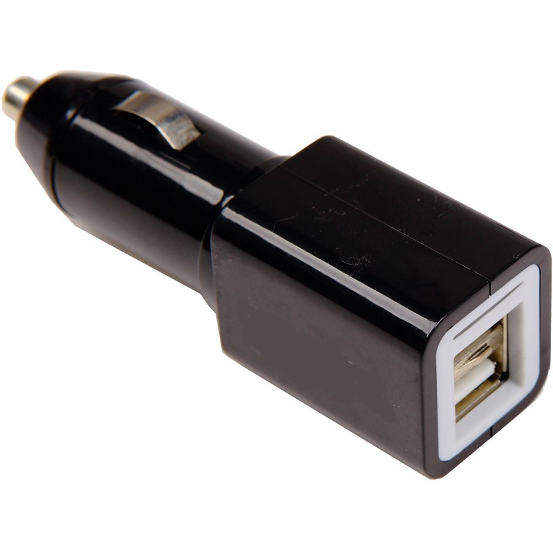 Solight USB nabíjecí autoadaptér, 2x USB, 2400mA max., DC 12-24V, černý