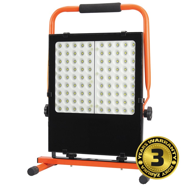 Solight LED venkovní reflektor se stojanem, 100W, 8500lm, kabel se zástrčkou, AC 230V