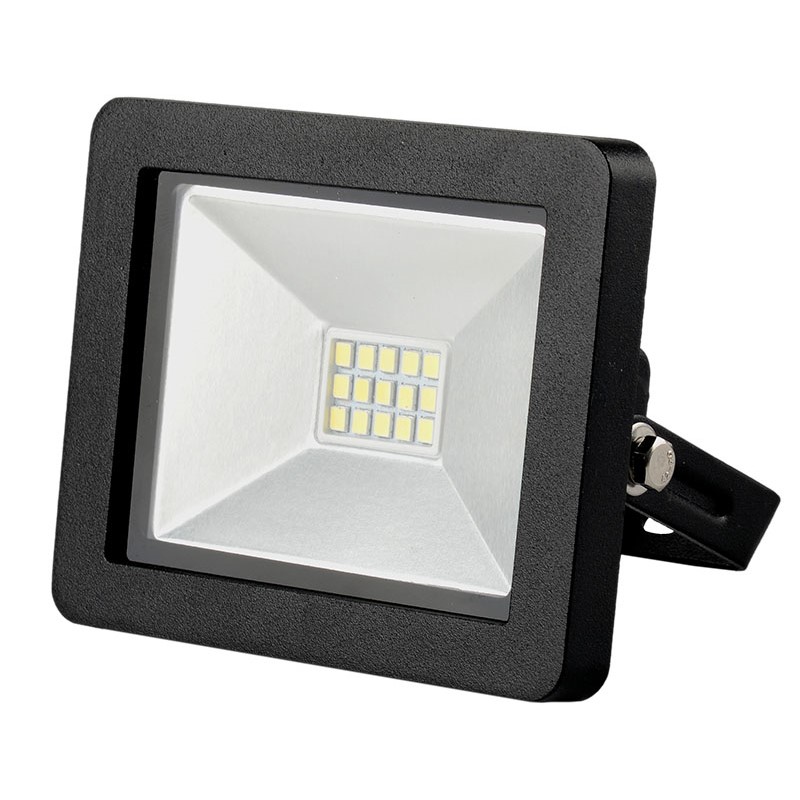 Solight LED venkovní reflektor SLIM, 10W, 700lm, 3000K, černý