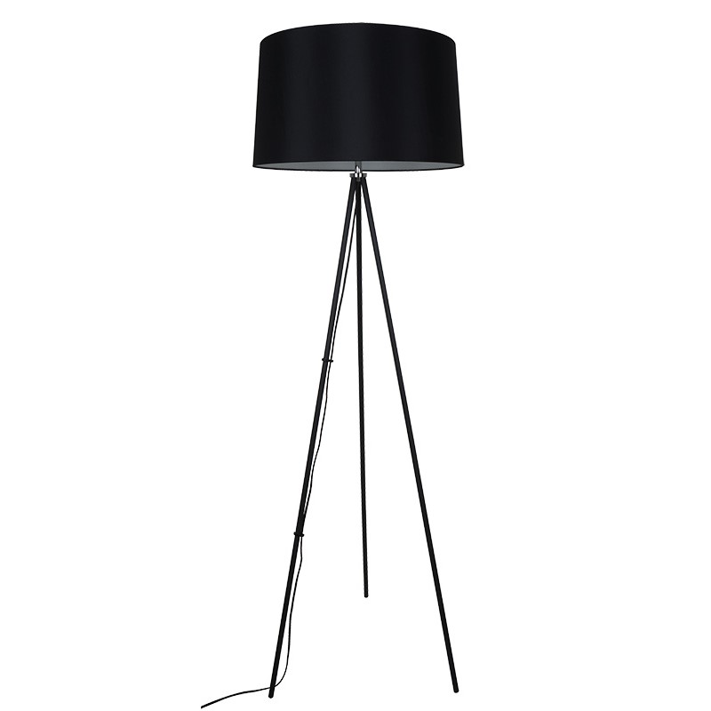 Solight stojací lampa Milano Tripod, trojnožka, 145 cm, E27, černá