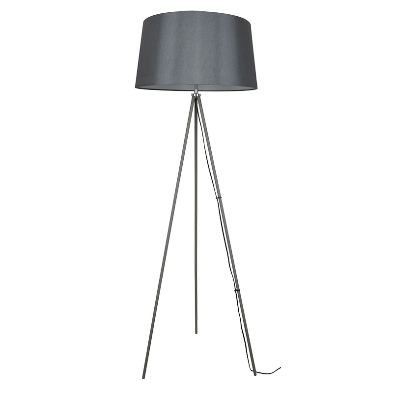 Solight stojací lampa Milano Tripod, trojnožka, 145 cm, E27, šedá