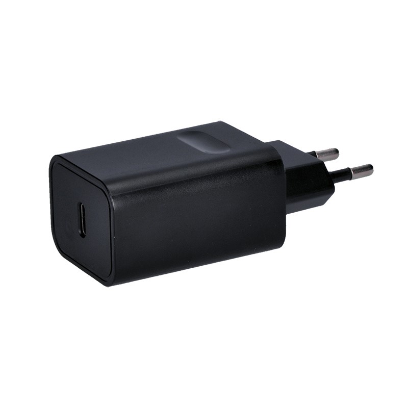 Solight USB nabíjecí adaptér, 1x USB type-C, 5V-3A/9V-2A/15V-1.2A, 18W max.
