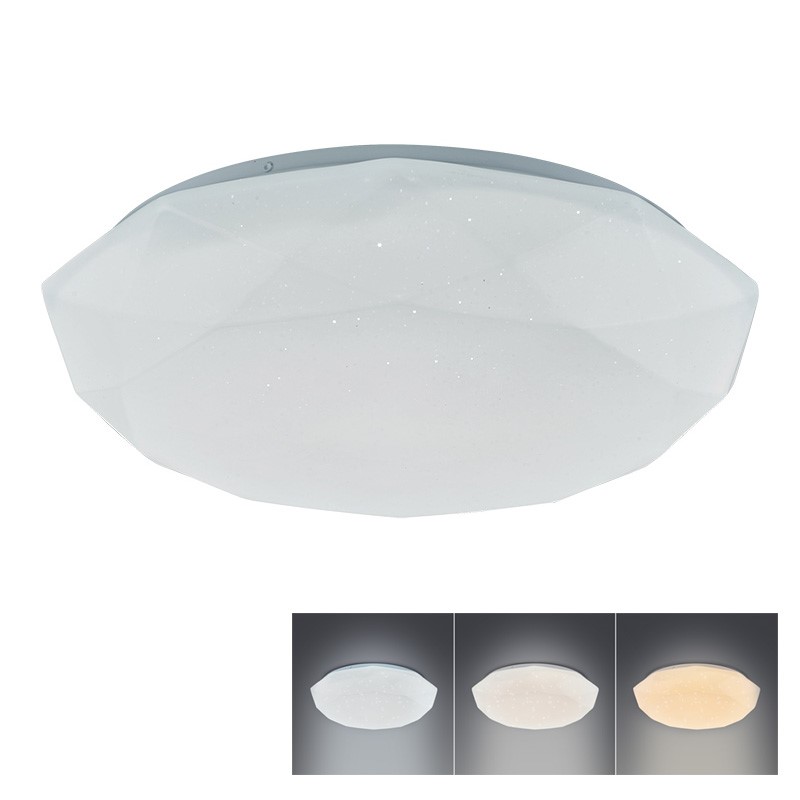 Solight LED osvětlení DIAMANT, volitelná chromatičnost, 18W, 1350lm, IP20