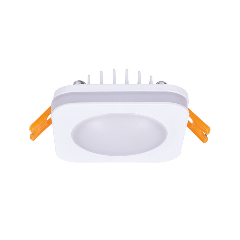 Solight LED podhledové svítidlo, 6W, 420lm, 4000K, IP44, čtvercové