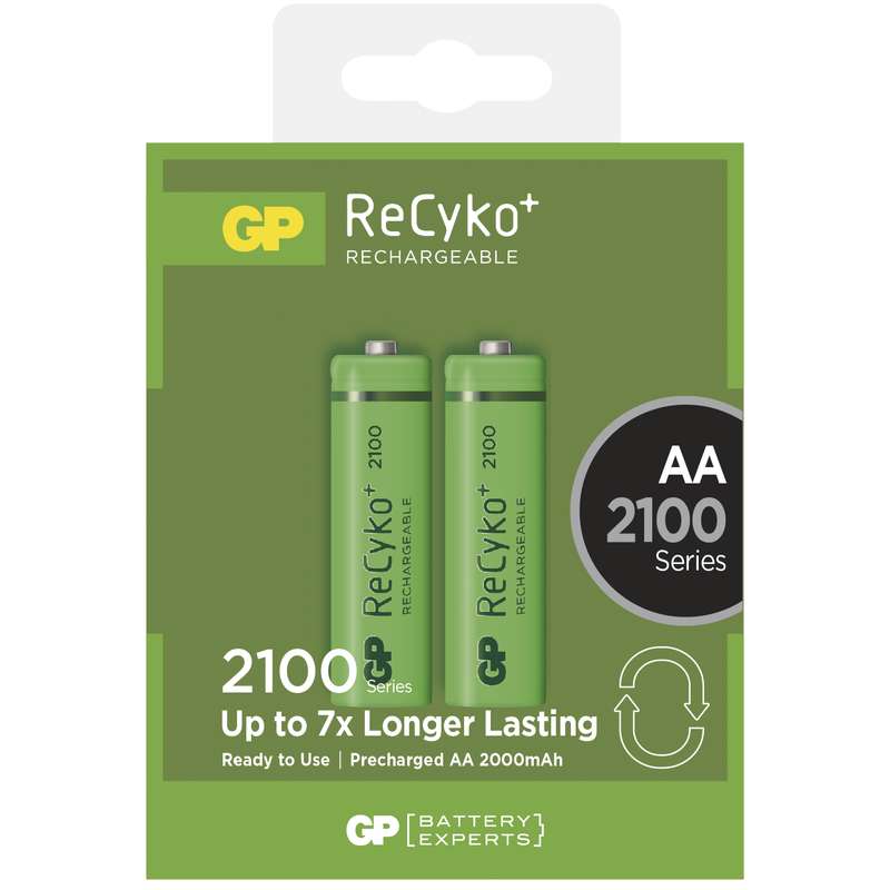 Nabíjecí baterie GP ReCyko+ 2100 HR6 (AA), krabička