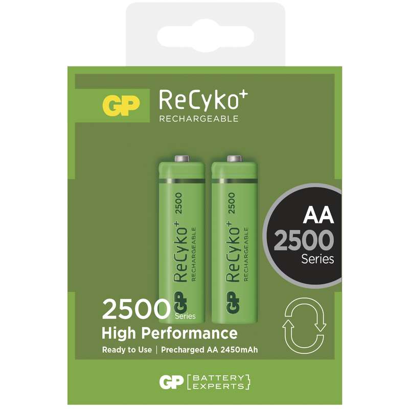 Nabíjecí baterie GP ReCyko+ 2500 HR6 (AA), krabička