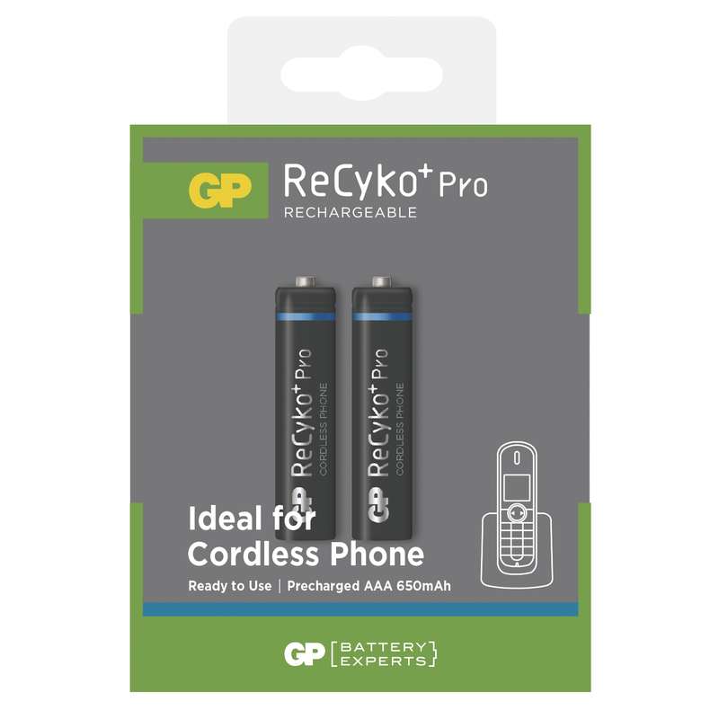 Nabíjecí baterie GP ReCyko+ Pro DECT HR03 (AAA), krab.