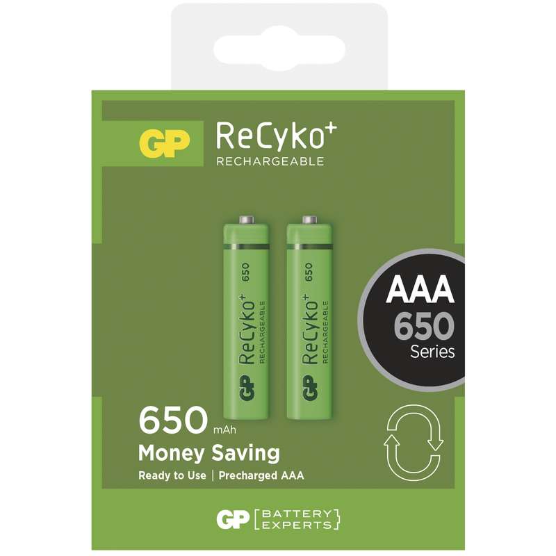 Nabíjecí baterie GP ReCyko+ 650 HR03 (AAA), krabička